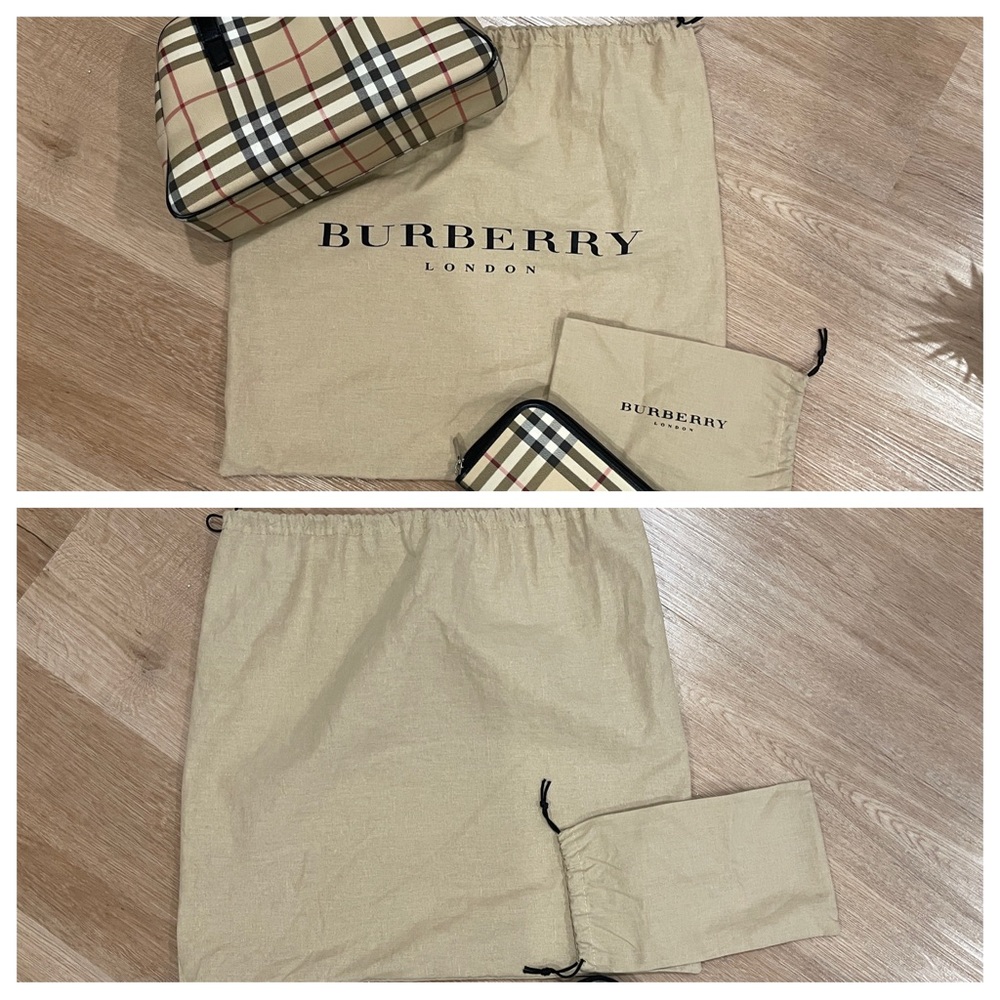 Burberry London. Novacheck Satchel/Wallet/Dust Bags - Picture 4 of 16